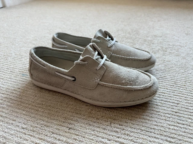 WOMENS UGG AUSTRALIA Grey Suede Deck Shoes Trainers Uk 8 Flats Comfort Uggs Zz 28.99 PicClick UK