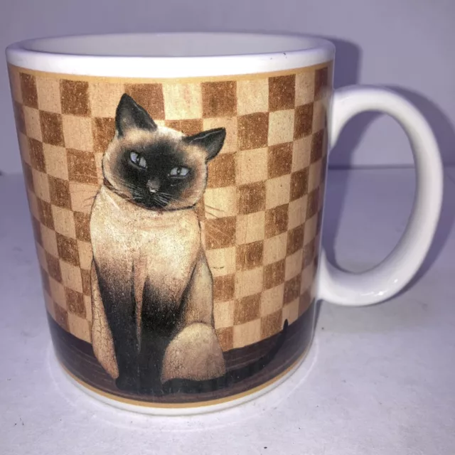 Siamese Cat Mug. David Carter Brown Co. Country Kitties Mug