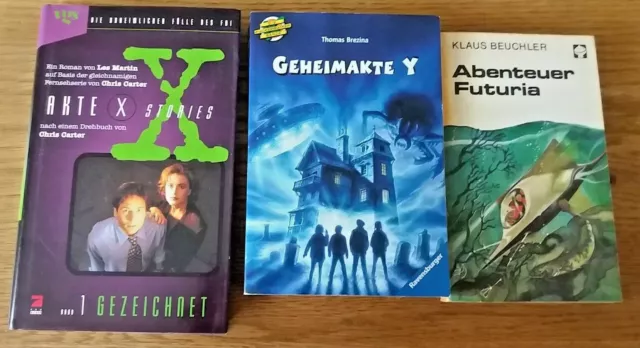 🌷🌷 Akte x  - Geheimakte Y - 3 Bücher 3 x Buch Abenteuer Paket Jungen - Brezina