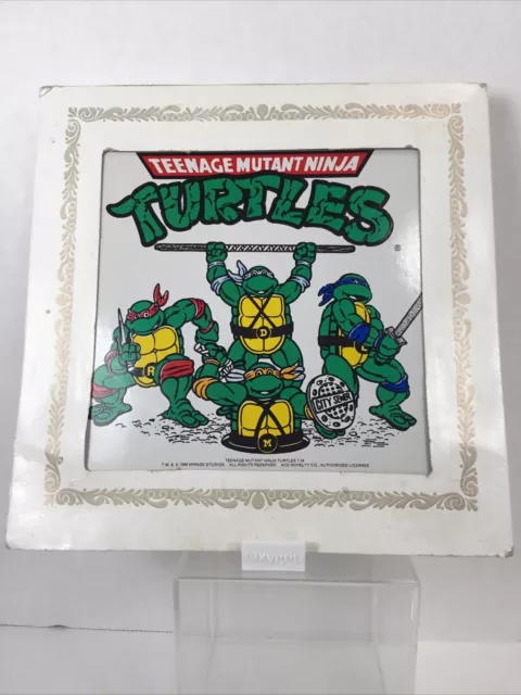 "Teenage Mutant Ninja 1989 azulejos de exhibición Mirage Studios Ace Novelty 8""x8"""