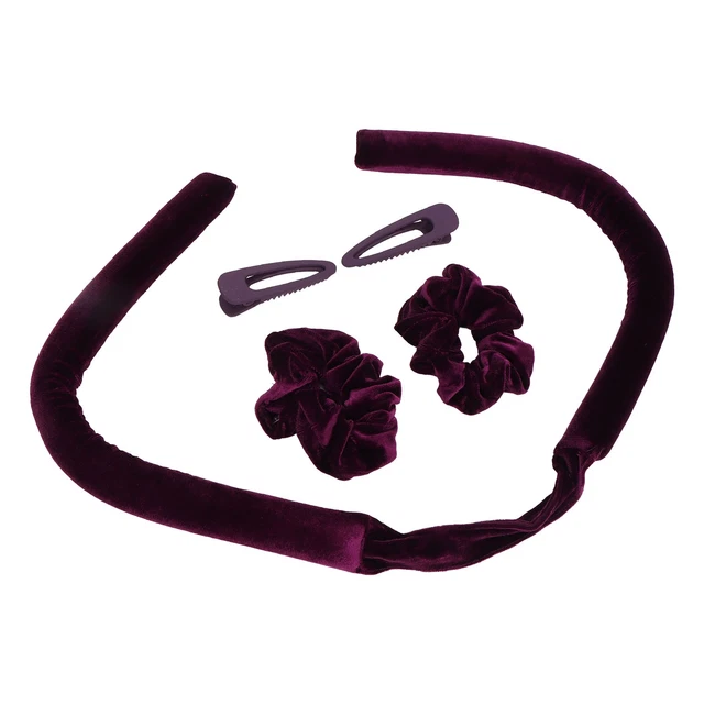 Rodillos de cinta rizado para caña de rizar el cabello sin calor con clips para el cabello GSA