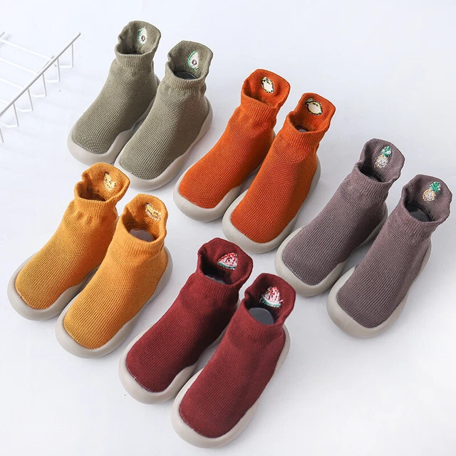 Pantofole antiscivolo bambino bambino bambino bambina ragazzi bambini scarpe di cotone inverno caldo