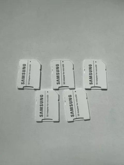 5x Samsung Adapter Micro SD Card SD SDXC SDHC TF Class 10 Memory Card Adapter