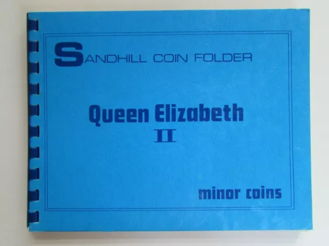 Sandhill Coin Folder Queen Elizabeth II Minor Coins - Collector Holder Album