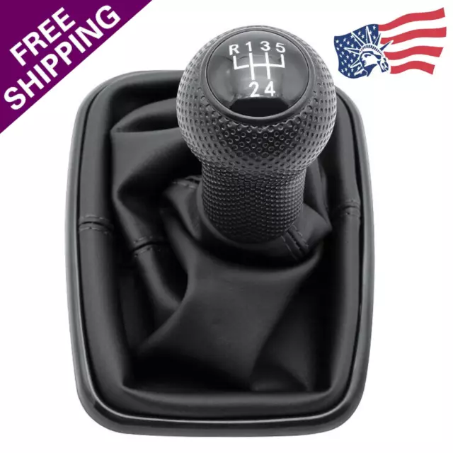 For 99-2005 VW Golf Bora Jetta GTi R32 MK4 5-SPEED Shift Knob Shifter Gear Boot