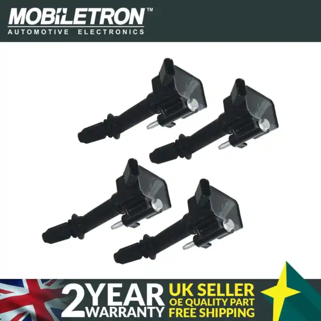 4 Pack of Mobiletron CE-224 Ignition Coil for Vauxhall Astra