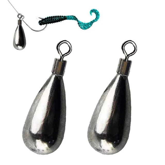 Pesi a goccia strappo connettore gancio connettore linea affondatori pesca caduta tungsteno