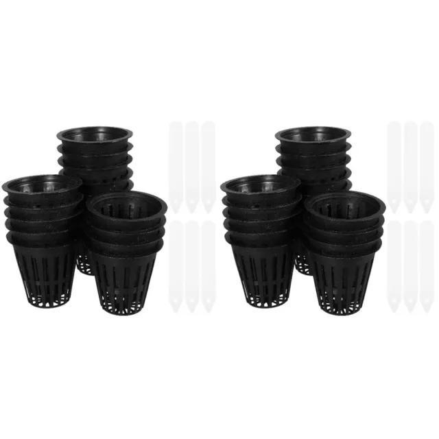 2 Sets Gartennetzbecher Pflanzenbehälter Pflanzkorb Tasse Netztopfbecher Gemüse