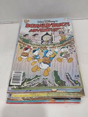 Lot of 9 Different Issues of Walt Disney's Donald Duck Adventures 21-32 Daisy