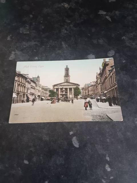 High street Elgin Valentine 1905 nice street scene