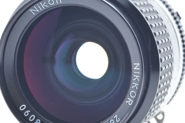 NEAR MINT Nikon Ai-S Ais Nikkor 28mm f/2 Wide Angle Lens from JAPAN