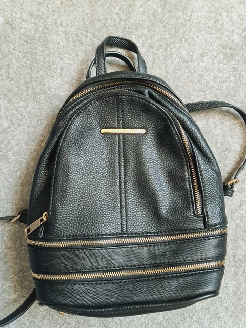 RIVER ISLAND SMALL black backpack bag £20.00 - PicClick UK