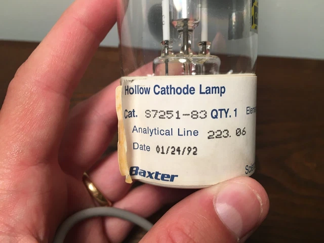 Lampe à cathode creuse bismuth (Bi) Baxter Hamatsu S7251-83 pour absorption atomique 3