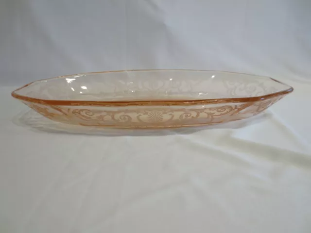 Fostoria Versailles Rose Oval Celery Bowl