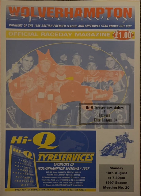 18/8/1997 Wolverhampton vs Ipswich