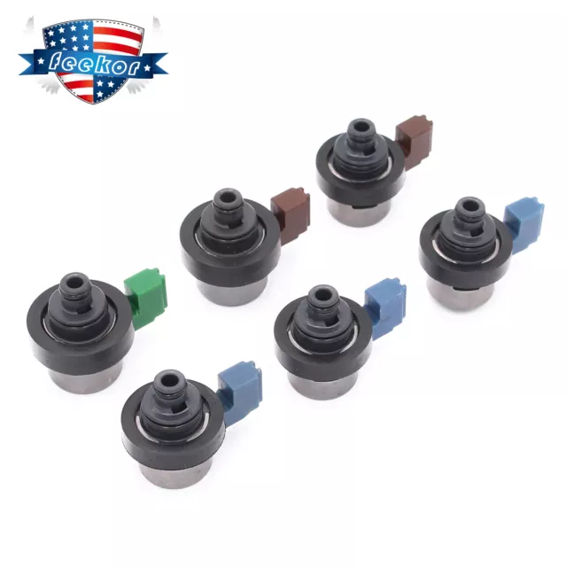 6PCS Transmission Shift Solenoids Kit Fit for Subaru Forester 2.5L Outback 4EAT