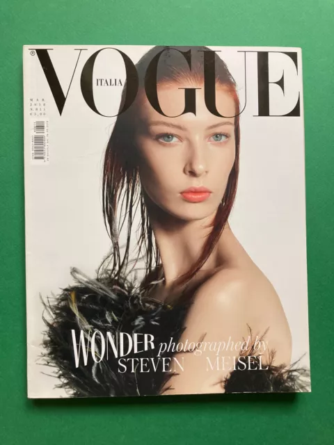 Magazine Vogue Italie mars 2018 Steven Meisel Wonder 811  presse revue