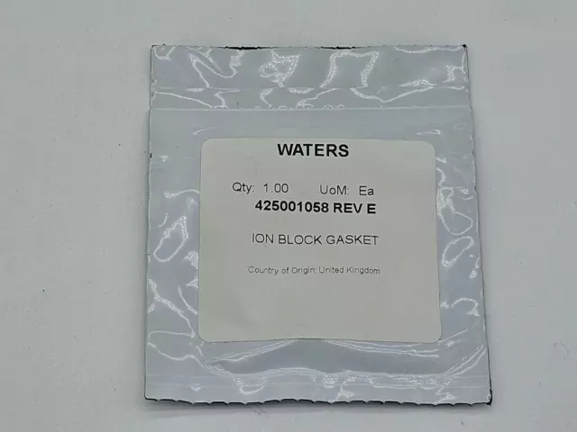 Waters Gasket, Ion Block 425001058  Factory Sealed