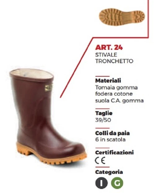 Stivali Di Gomma Uomo - Tronchetto Verde Con Fodera In Cotone - Foto 4