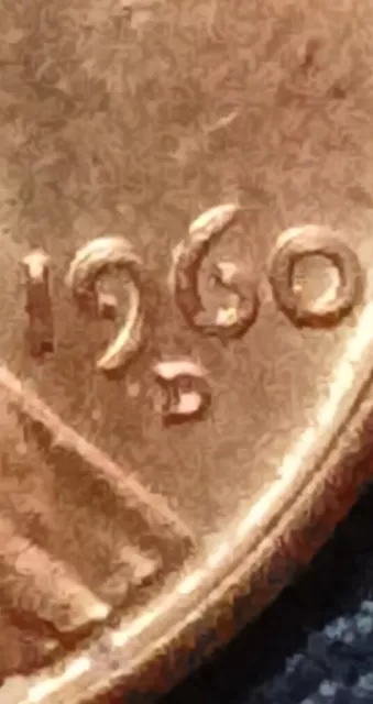 1960 D Lincoln Cent Sm. Date Over Bg. Date, RPM, DDO