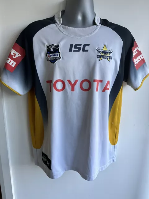 North Queensland Cowboys Rugby Jersey ISC NRL Shirt Australia Large