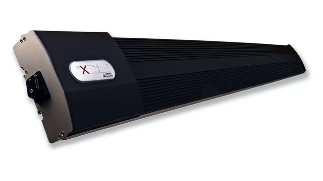 HeatZone black 2400W Heizstrahler Infrarotstrahler Dunkelstrahler ohne Steuerung