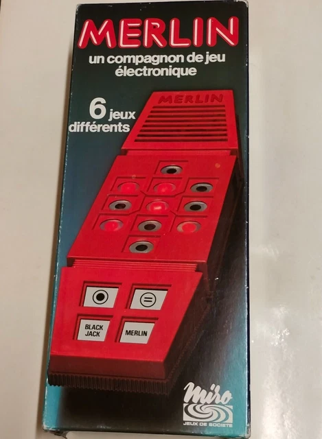 MERLIN Jeu Électronique Vintage Miro Meccano