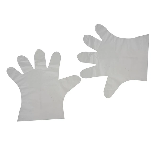 Convenient 100 Piece Pack of TPE Gloves for Lab Work and Food Preparation