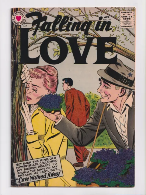 Falling In Love #10 DC Comics 1957 Vintage Silver Age Romance Comic Book FN+