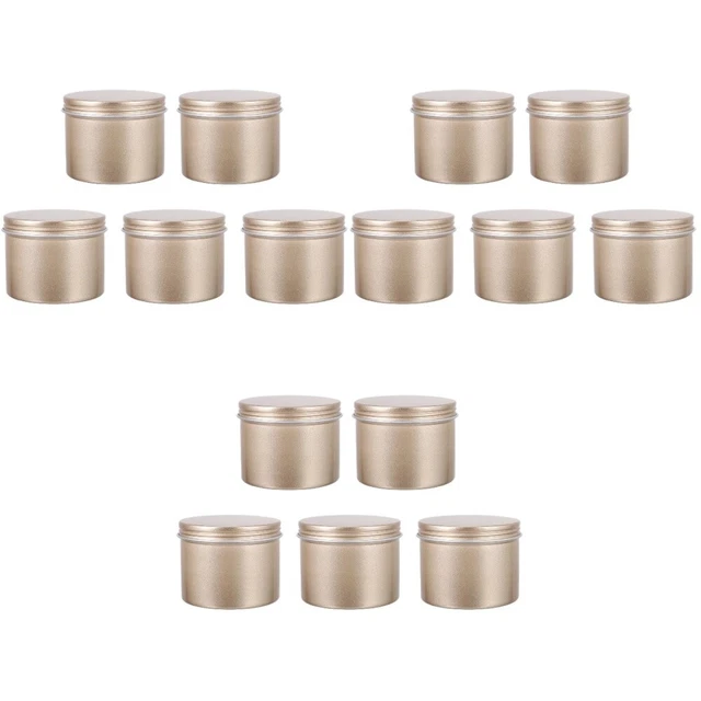 15 latas cosméticos frasco de velas de Navidad caja de embalaje premium