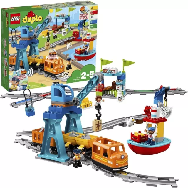 LEGO DUPLO 10875 – Cargo Train Playset – Brand New & Unopened £119.95 -  PicClick UK