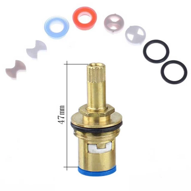 Cartouche Céramique Robinet 35/40 Mm - Valve Disque Céramique Pour Mitigeur Monobloc Cuisine Salle De Bain, Lavabo, Douche - Remplacement Anti-Fuite