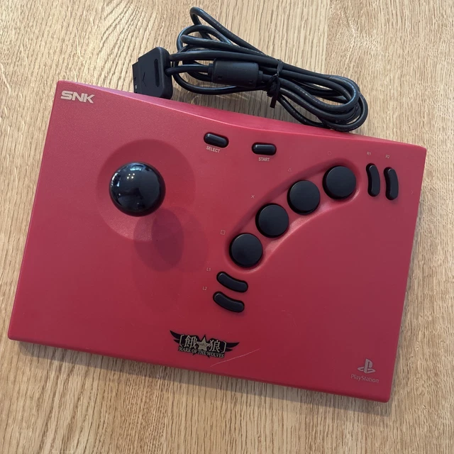 Manette Neo Geo Stick 2 Garou Mark Of The Wolves Limited Rouge Pour PS2 - Occasion