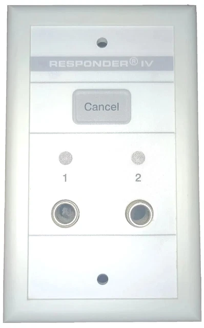 Rauland-Borg Responder IV NC2JACK 2 AUX Alarm Input Station (Lot 75)