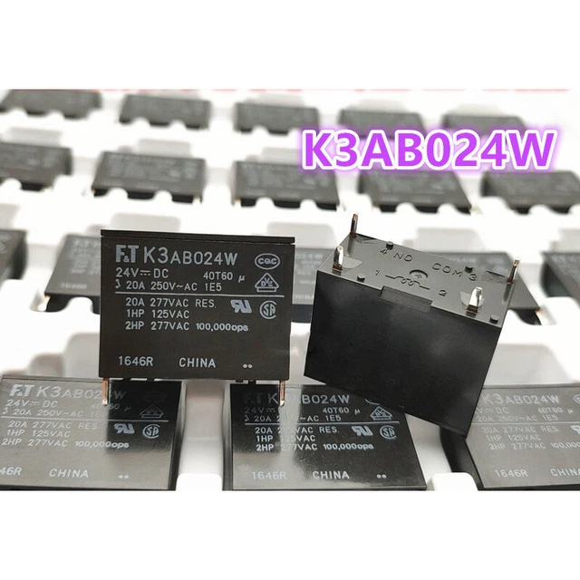Relè Fujitsu RB105-DE DC24V - Montaggio PCB, SPST NO, 5A 24V, 4 Pin