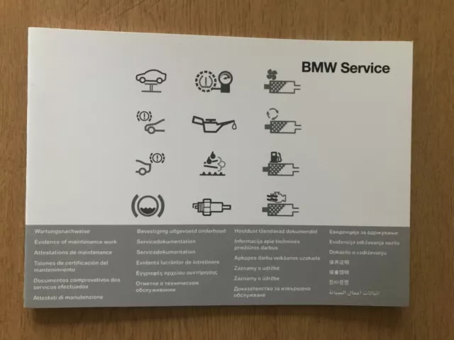 BMW SERVICE BOOK BRAND NEW GENUINE FOR ALL PETROL DIESEL BMW 2 series 3 series