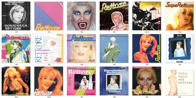 DONATELLA RETTORE DISCOGRAFIA Completa 32 Cd NO/SPEDIZIONE/SOLO