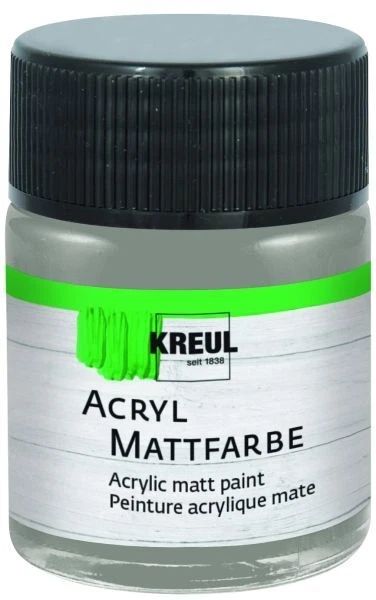 Kreul Acryl Mattfarbe blaugrau 50 ml  Künstlerfarben