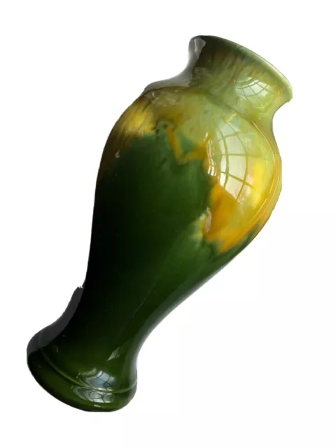 ROYAL HAEGER  Mid Century 10 inch Drip Glaze Pottery Vase