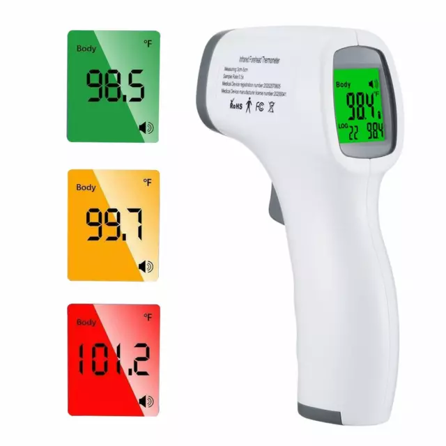 Digital Infrared Thermometer Non-Contact Head Body Food Dual Mode Gun Baby Adult 3