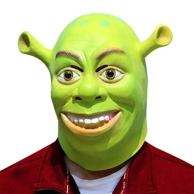FUNNY GREEN SHREK Cosplay Mask Halloween Fancy Dress Party Costume