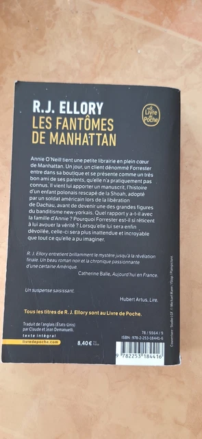 Roumjan R R. J. ELLORY Les fantômes de Manhattan Roman noir Poche Le Livre de ...