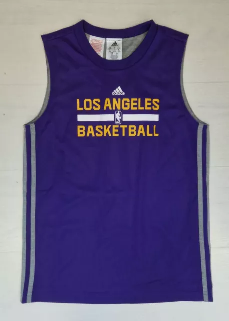 C5/16 Adidas Basket Los Angeles Lakers Canotta Canottiera  Bambino Aa7781