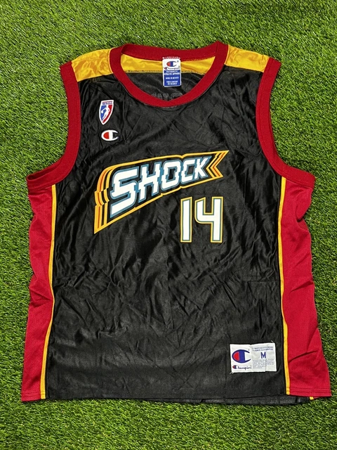 VINTAGE TULSA SHOCK Cindy Brown Basketball Jersey 90s Champion M WNBA