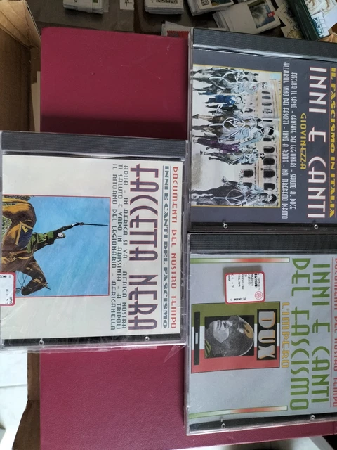 CD - Documenti del nostro tempo - Inni e canti del fascismo Euro 3,50 cadauno