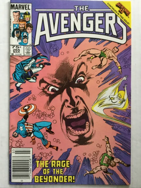 The Avengers The Rage Of The Beyonder #265 Marvel Comic Book (1986)