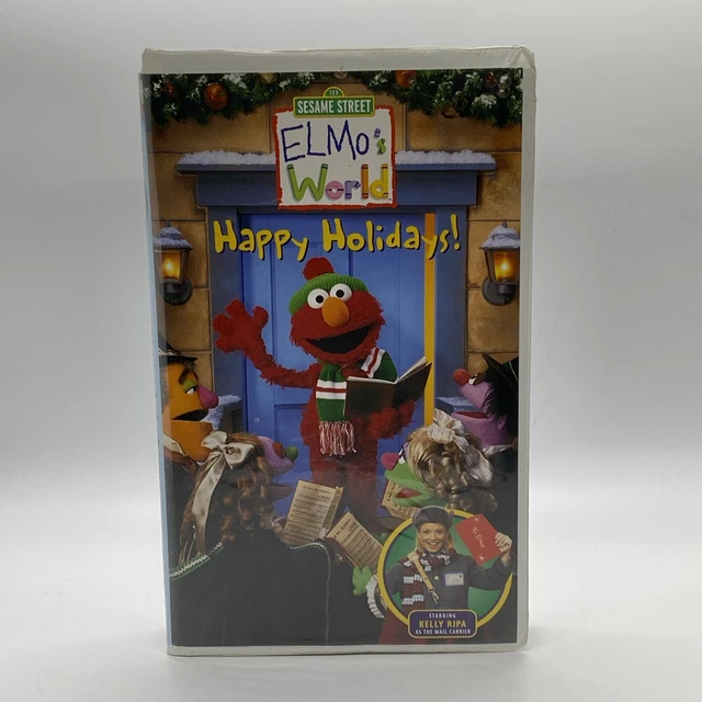 Kelly Ripa Elmo ELMO'S WORLD HAPPY Holidays VHS 2002 Sesame Street Kelly Ripa £12.10 ...