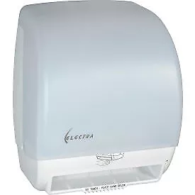 Palmer Fixture Automatic Adjustable Touchless Paper Towel Roll Dispenser, White