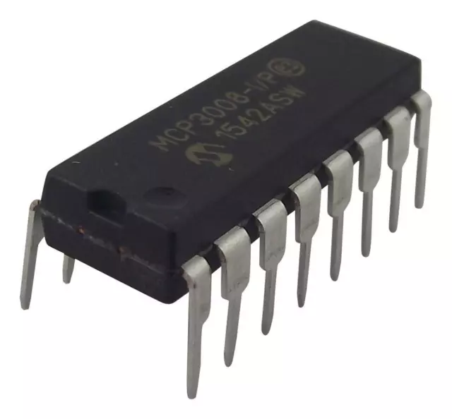 10Bit Adc 2.7V 8 Channel Spi 16Dip - Mcp3008-I/P