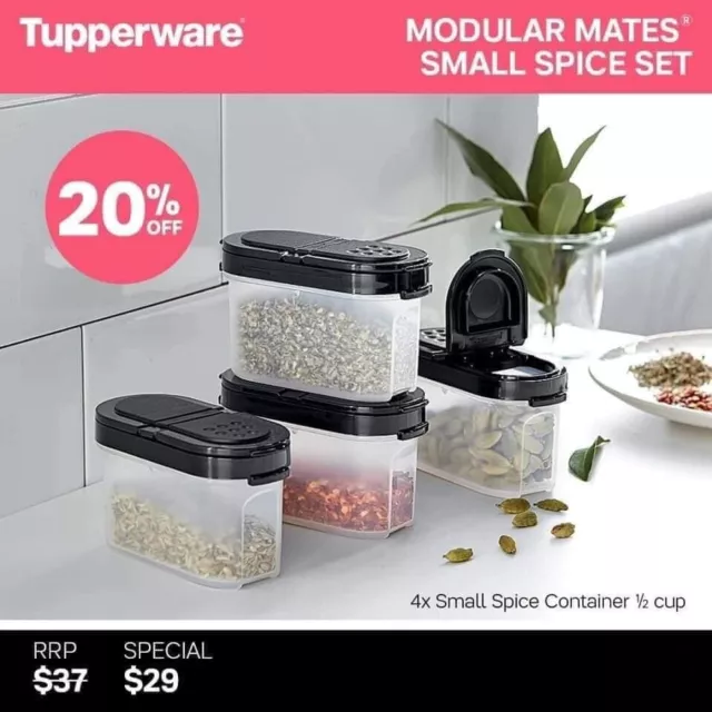 Tupperware Modular Mates Small Spice Set - Brand New